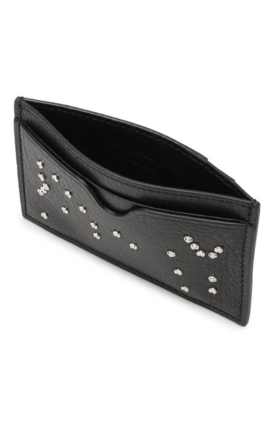 Кожаный футляр для кредитных карт ALEXANDER MCQUEEN черного цвета по цене 24350 руб., арт. 550820/1AC9N, фото 3 Кожаный футляр для кредитных карт ALEXANDER MCQUEEN, арт. 550820/1AC9N, фото 3