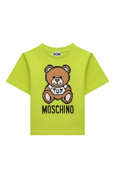 Хлопковая футболка MOSCHINO, арт. H9M02X/LBA10/4A-8A, фото 1