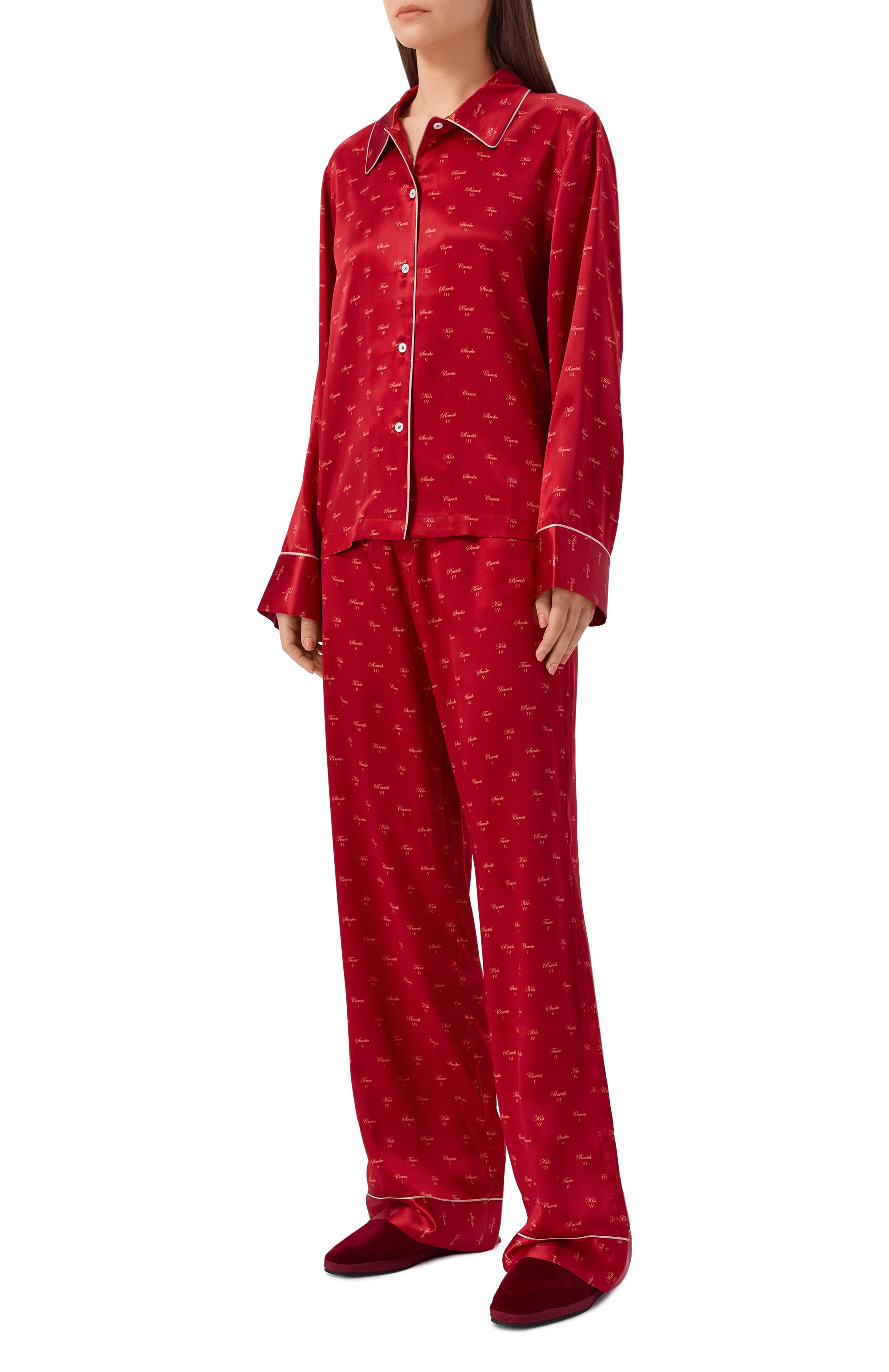 Шелковые брюки KIKI DE MONTPARNASSE, арт. H252PT042, фото 2