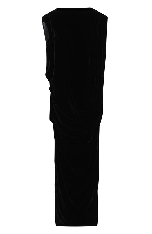 

Платье из смеси вискозы и шелка Rick Owens, Чёрный