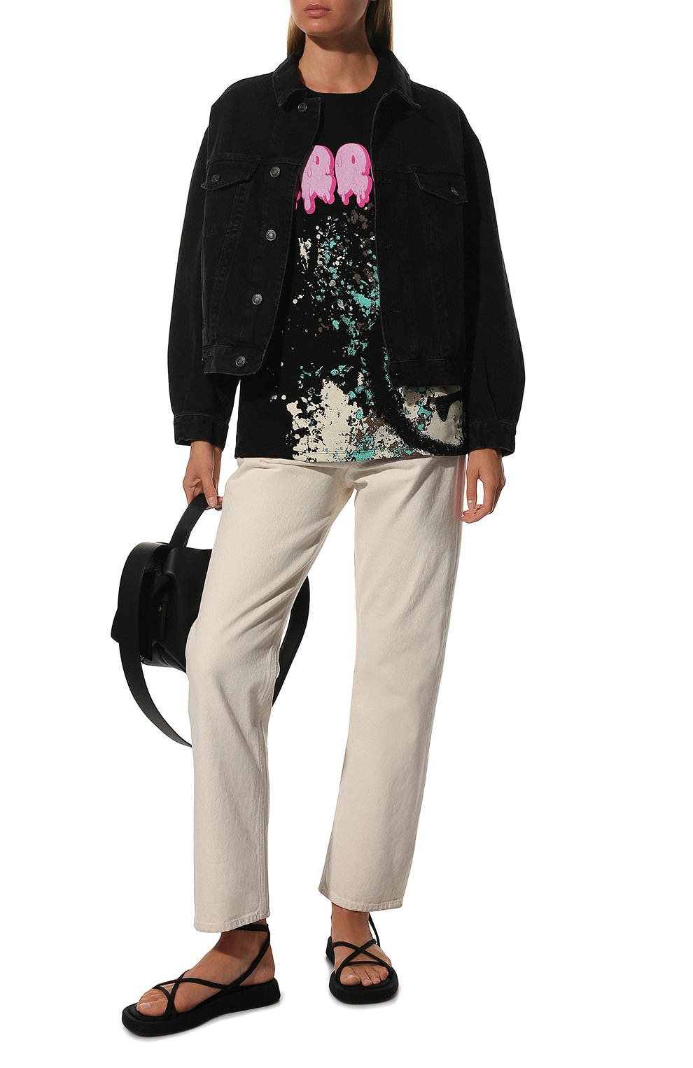 Хлопковая футболка BARROW черного цвета по цене 18050 руб., арт. 032501/W, фото 2 Хлопковая футболка BARROW, арт. 032501/W, фото 2