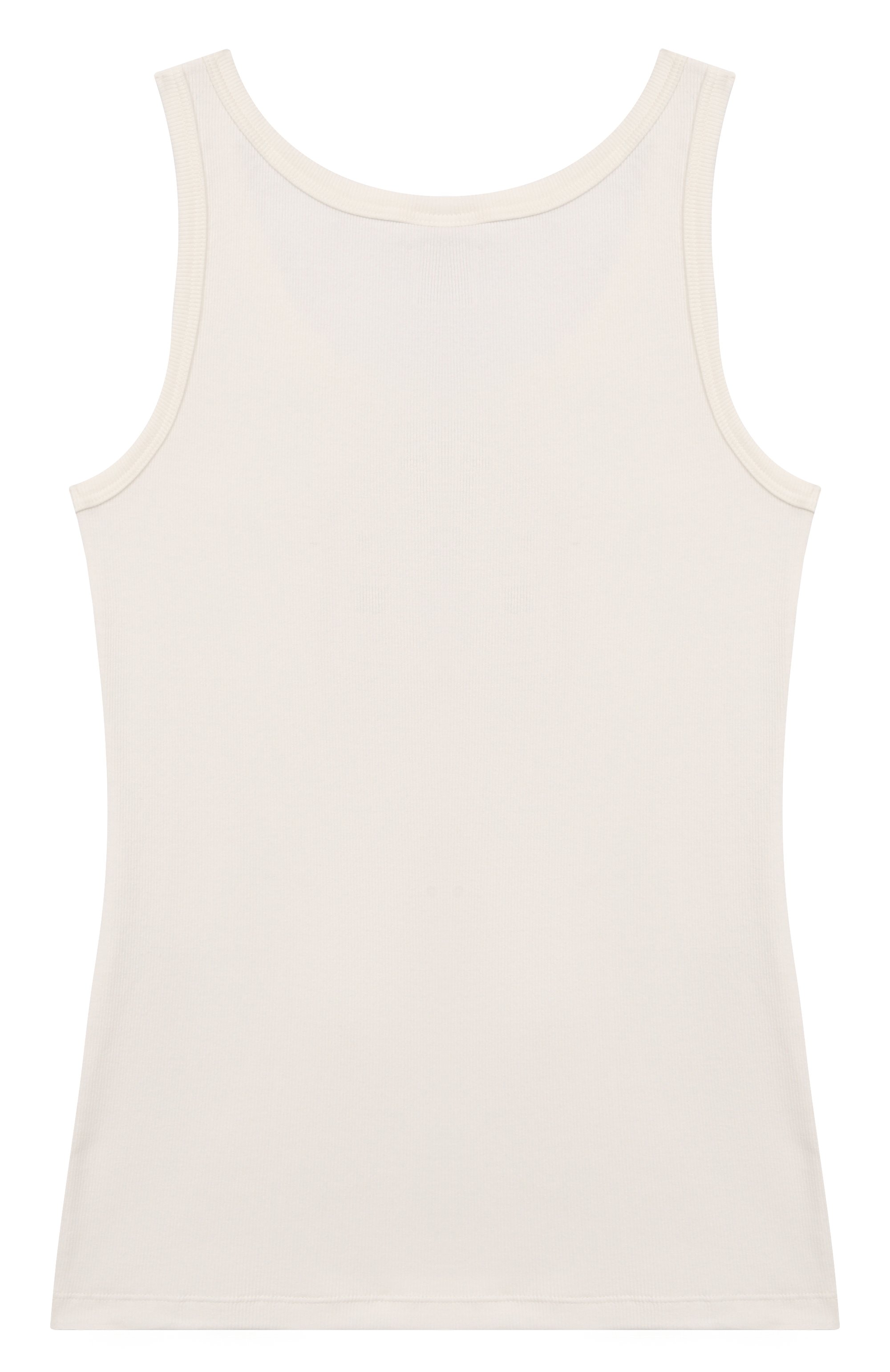 Хлопковая майка SANETTA молочного цвета по цене 3970 руб., арт. 349209, фото 2 Хлопковая майка SANETTA, арт. 349209, фото 2