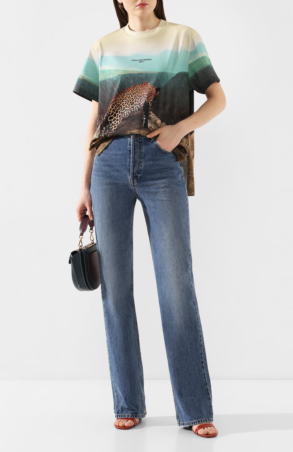Хлопковая футболка STELLA MCCARTNEY, арт. 511240/SNW64, фото 2
