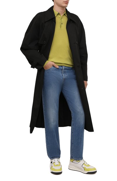 Кожаные кеды one stud VALENTINO, арт. XY2S0E63/NWN, фото 2