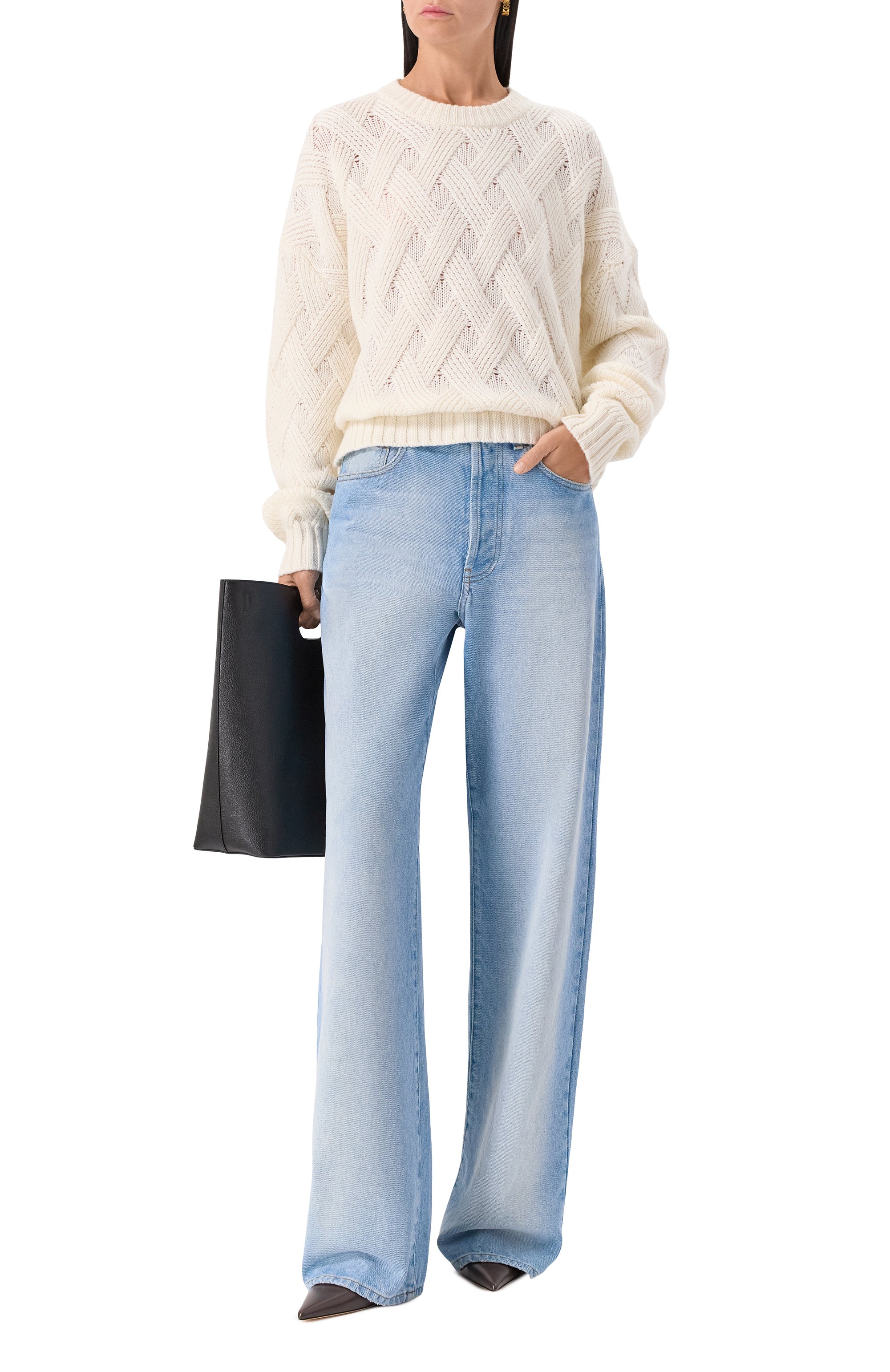 Свитер из шерсти и кашемира ALLUDE, арт. 255/17691, фото 2