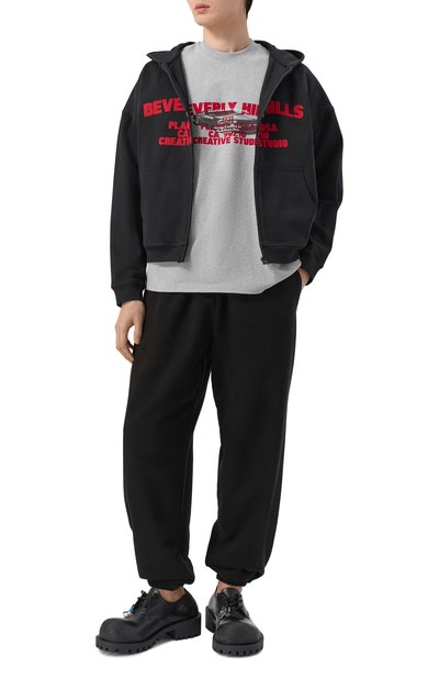 Хлопковая футболка PLANTA ROSA, арт. PR/T02/BEVERLY-MOMENTUM/300VELVET