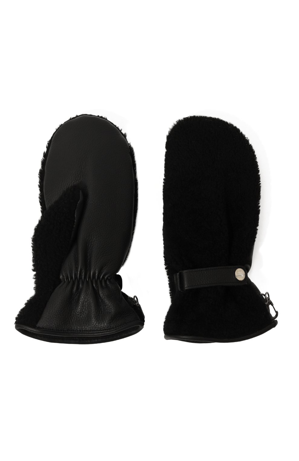 Варежки из овчины ZILLI черного цвета по цене 105500 руб., арт. GL0005M1965VZL005, фото 3 Варежки из овчины ZILLI, арт. GL0005M1965VZL005, фото 3