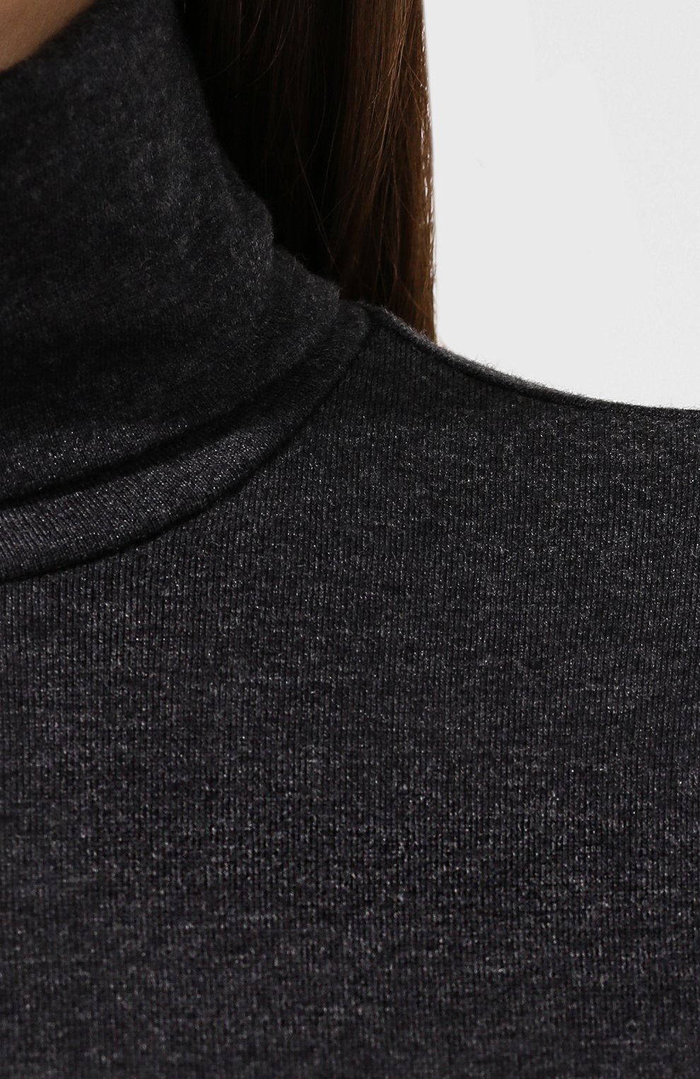 Платье из смеси шерсти и вискозы POLO RALPH LAUREN серого цвета по цене 24100 руб., арт. 211763521, фото 5 Платье из смеси шерсти и вискозы POLO RALPH LAUREN, арт. 211763521, фото 5