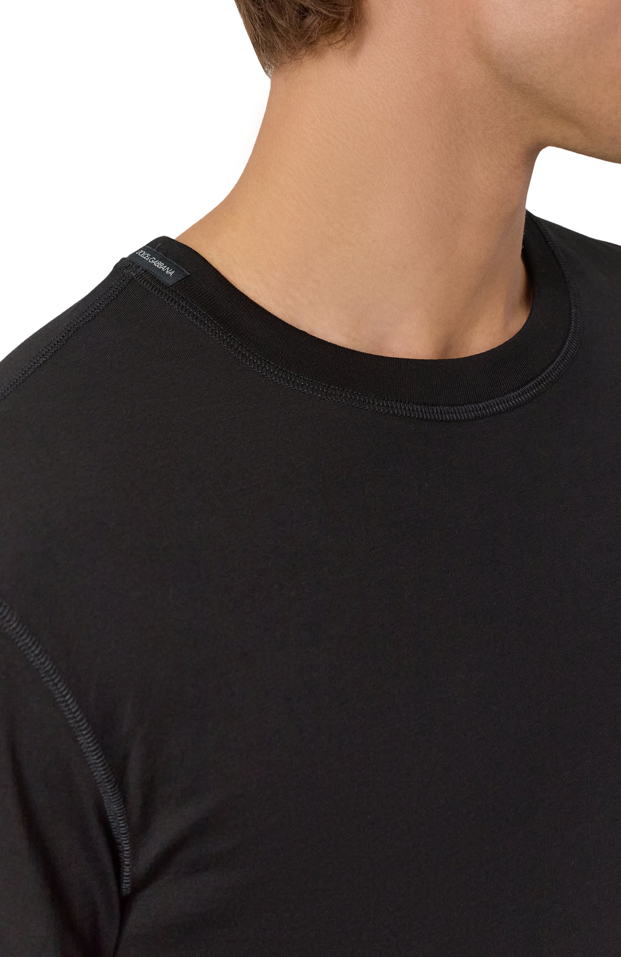 Хлопковый лонгслив DOLCE & GABBANA, арт. G8SX5T/FU7EQ, фото 5