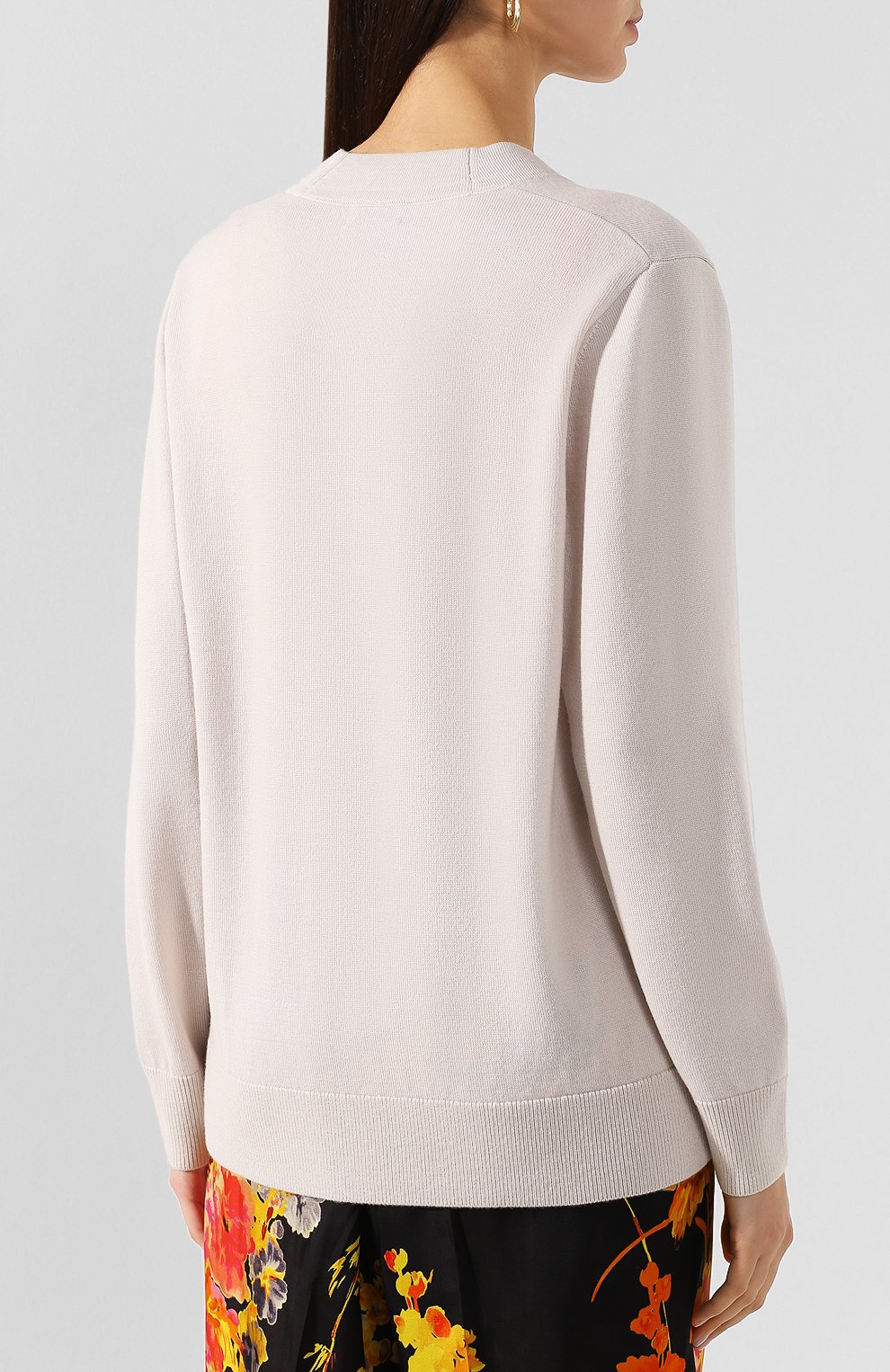 Шерстяной кардиган DRIES VAN NOTEN бежевого цвета по цене 46550 руб., арт. 201-11211-9702, фото 4 Шерстяной кардиган DRIES VAN NOTEN, арт. 201-11211-9702, фото 4