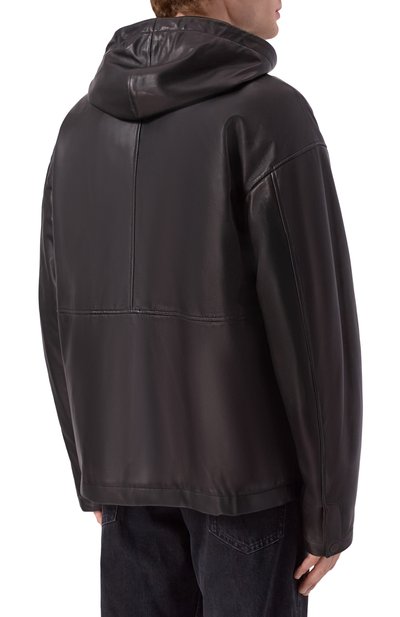 Кожаная куртка MVST черного цвета по цене 445500 руб., арт. M25.1PM.B004/CREAM NAPPA, фото 4 Кожаная куртка MVST, арт. M25.1PM.B004/CREAM NAPPA, фото 4