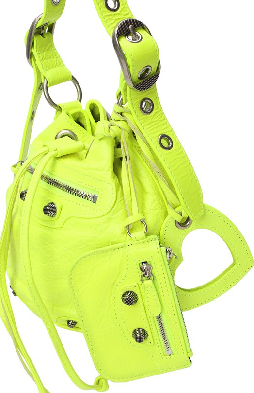 Сумка Le Cagole XS Balenciaga 7024311VGUY Зелёный  7024311VGUY Фото 6