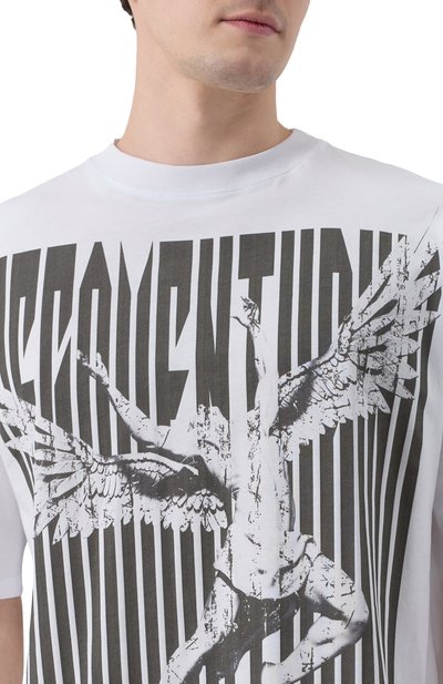 Хлопковая футболка DIEGO VENTURINO, арт. DVTS0DVI, фото 5