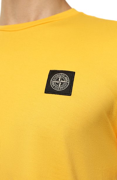 Хлопковая футболка STONE ISLAND, арт. 761524113, фото 5