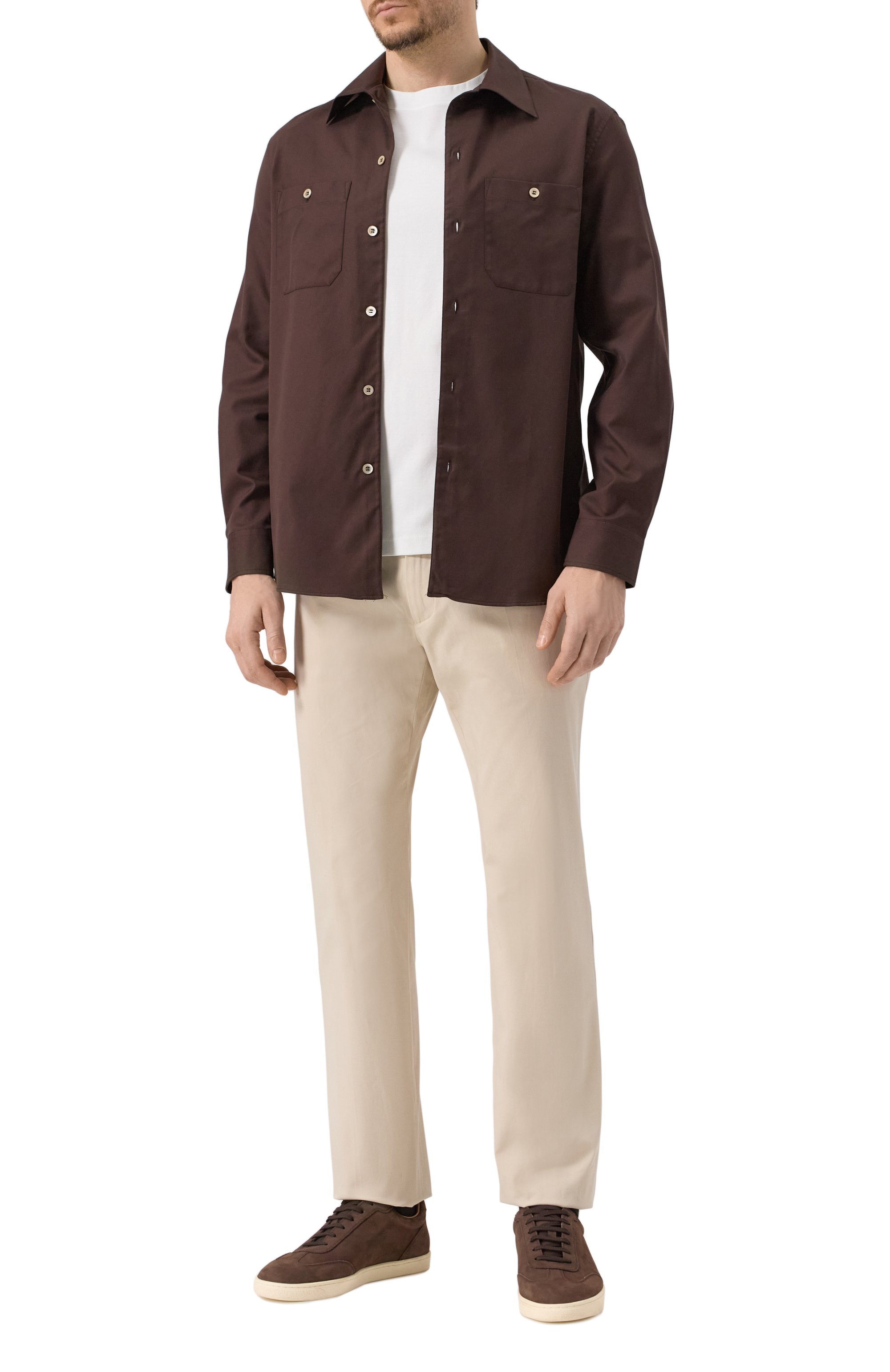 Хлопковая футболка BRUNELLO CUCINELLI, арт. M0B137444G, фото 2