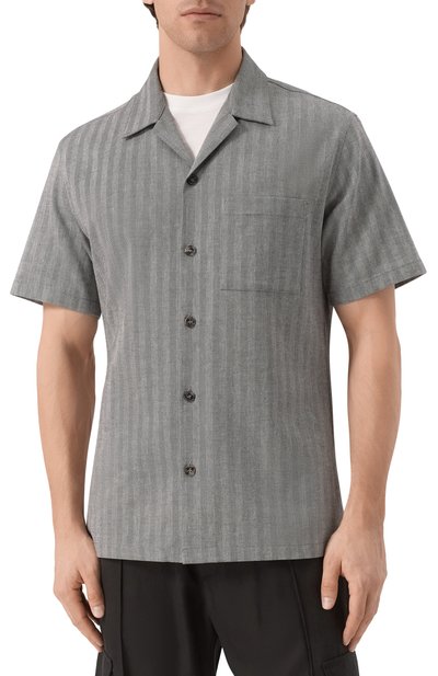 Рубашка из хлопка и льна ICEBERG, арт. G080/0140, фото 3