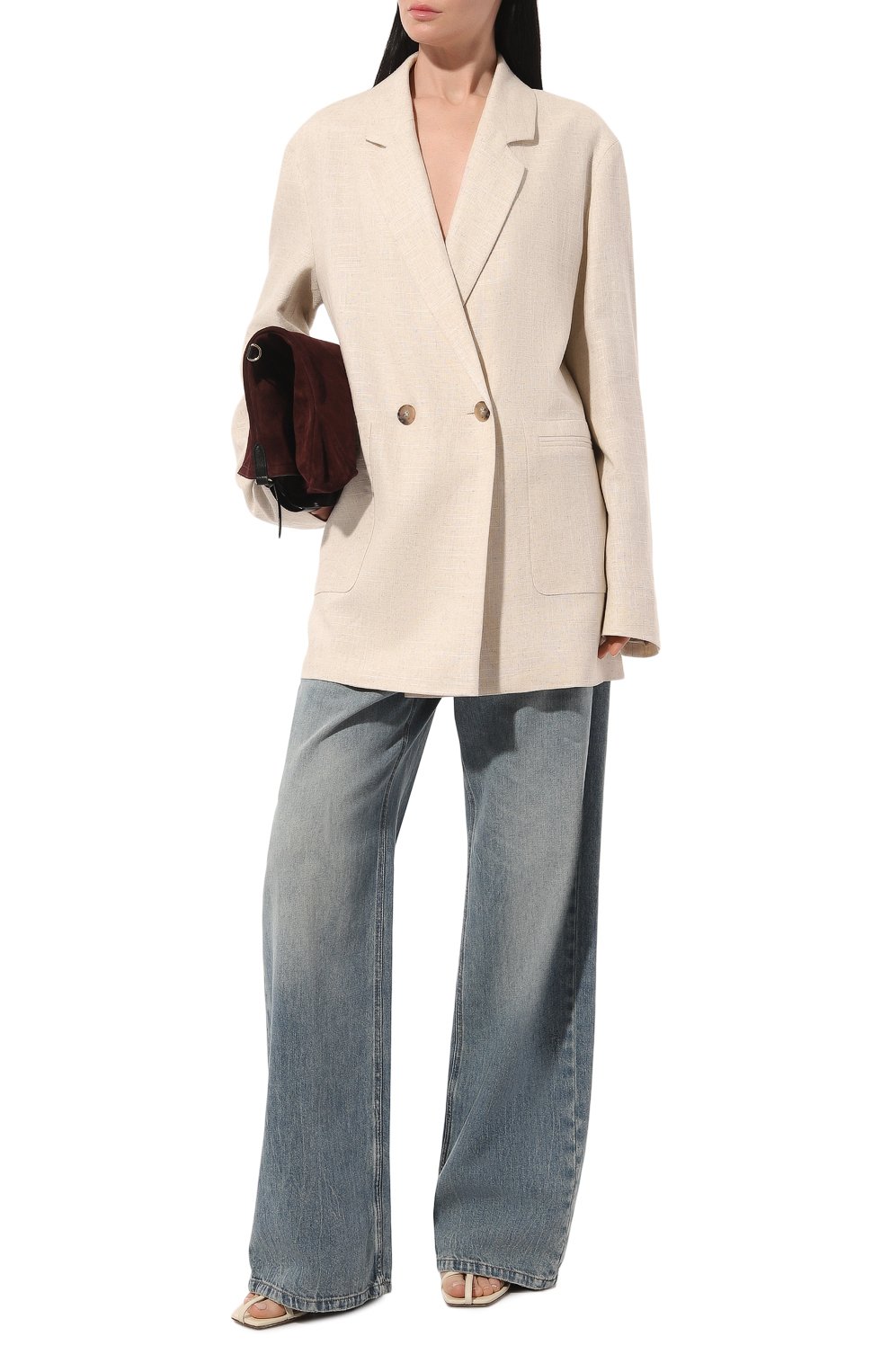 Жакет из вискозы и льна FREEAGE, арт. WS24.JK075.2070.912, фото 2