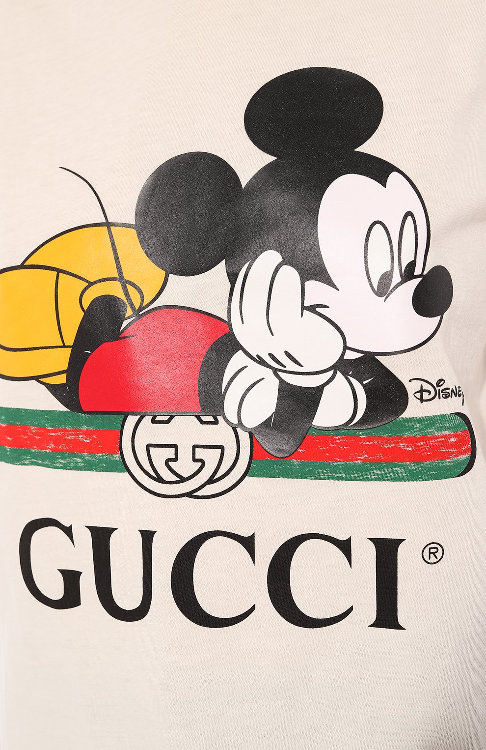 Хлопковая футболка disney x gucci GUCCI, арт. 492347 XJB7W, фото 5