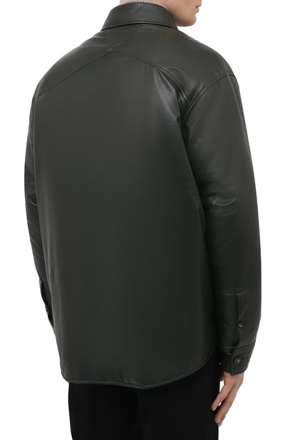Кожаная рубашка BOTTEGA VENETA, арт. 663218/V16H0, фото 4