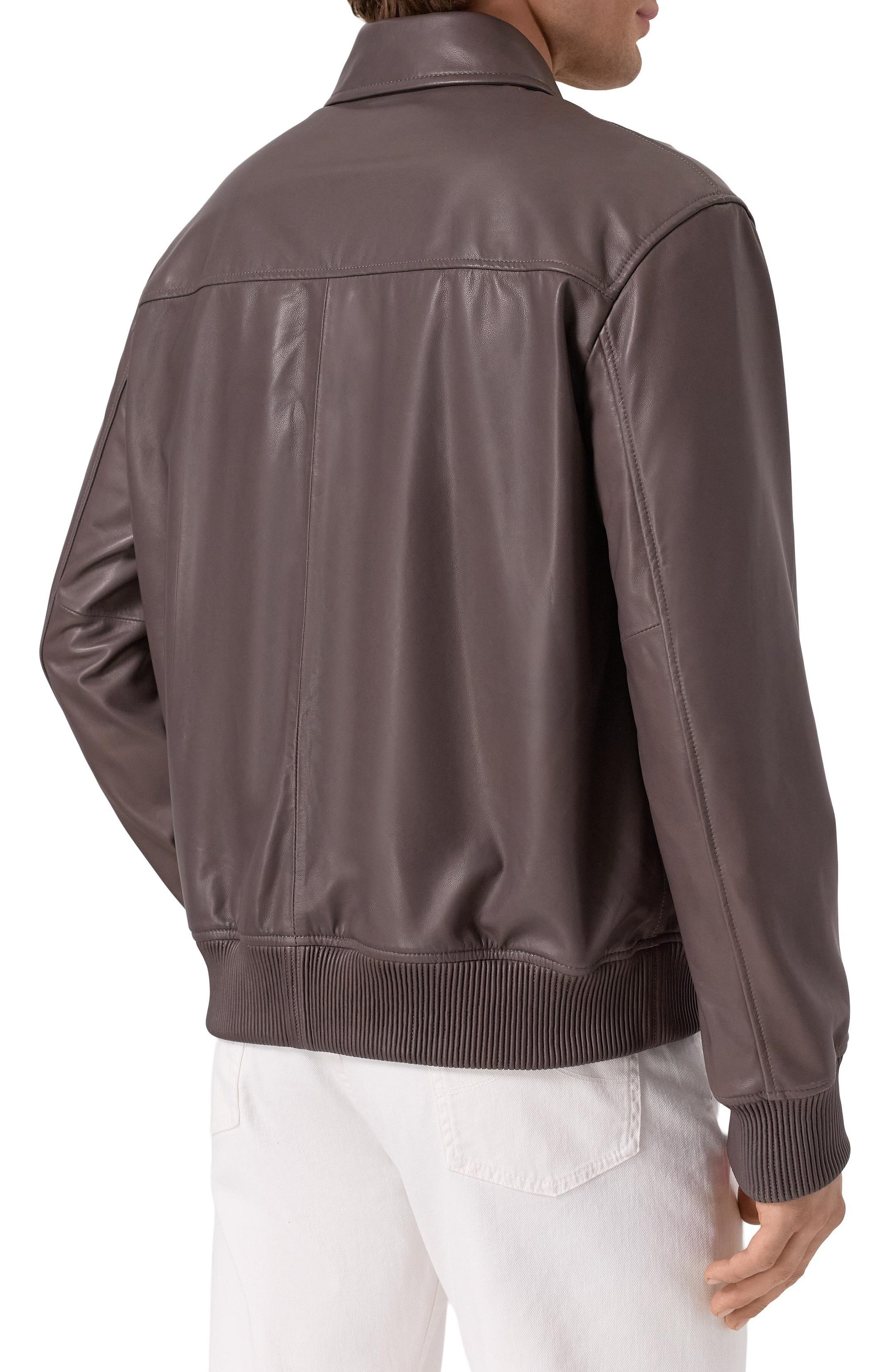 Кожаный бомбер MVST, арт. 54205/48-56, фото 4