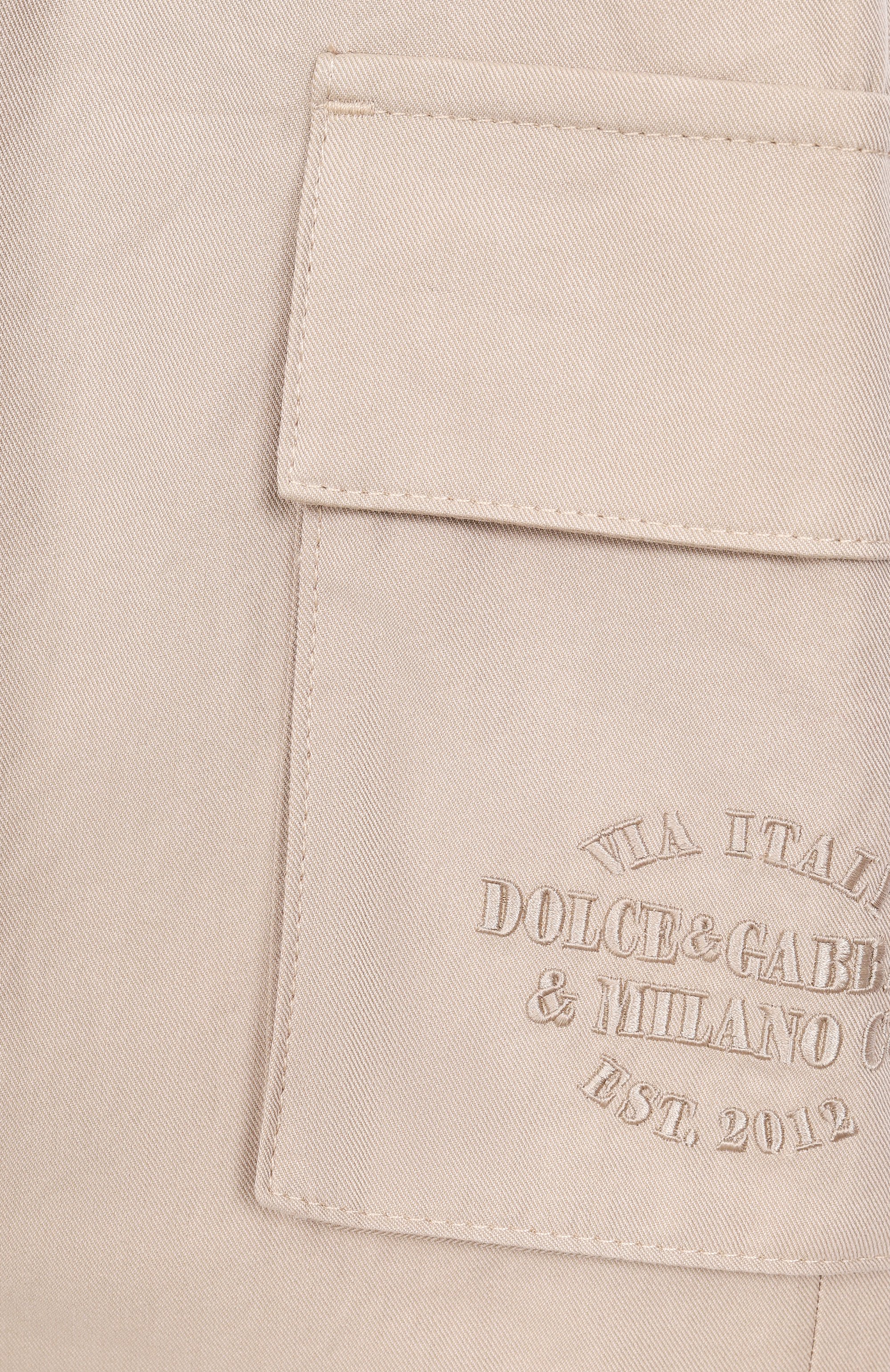 Хлопковые шорты-карго DOLCE & GABBANA, арт. L44Q01/FU63D, фото 3