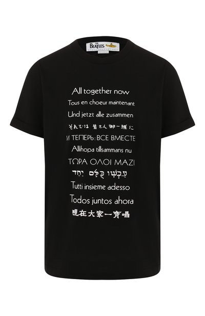 Женская хлопковая футболка STELLA MCCARTNEY, арт. 457142/SMW86