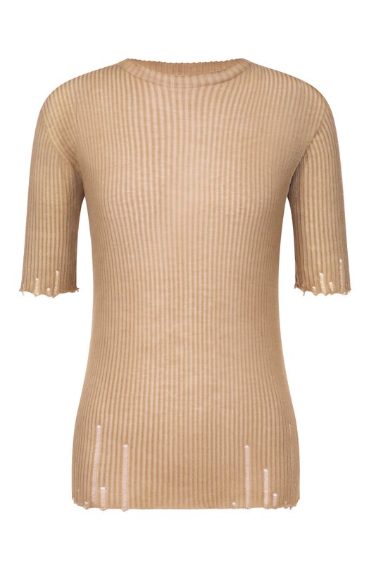 Шерстяной пуловер Uma Wang UK7113 Бежевый UK7113