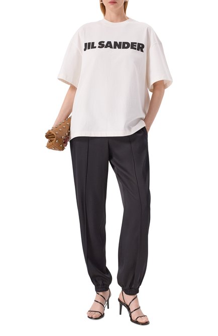 Женская хлопковая футболка JIL SANDER, арт. J03GC0137/J45148