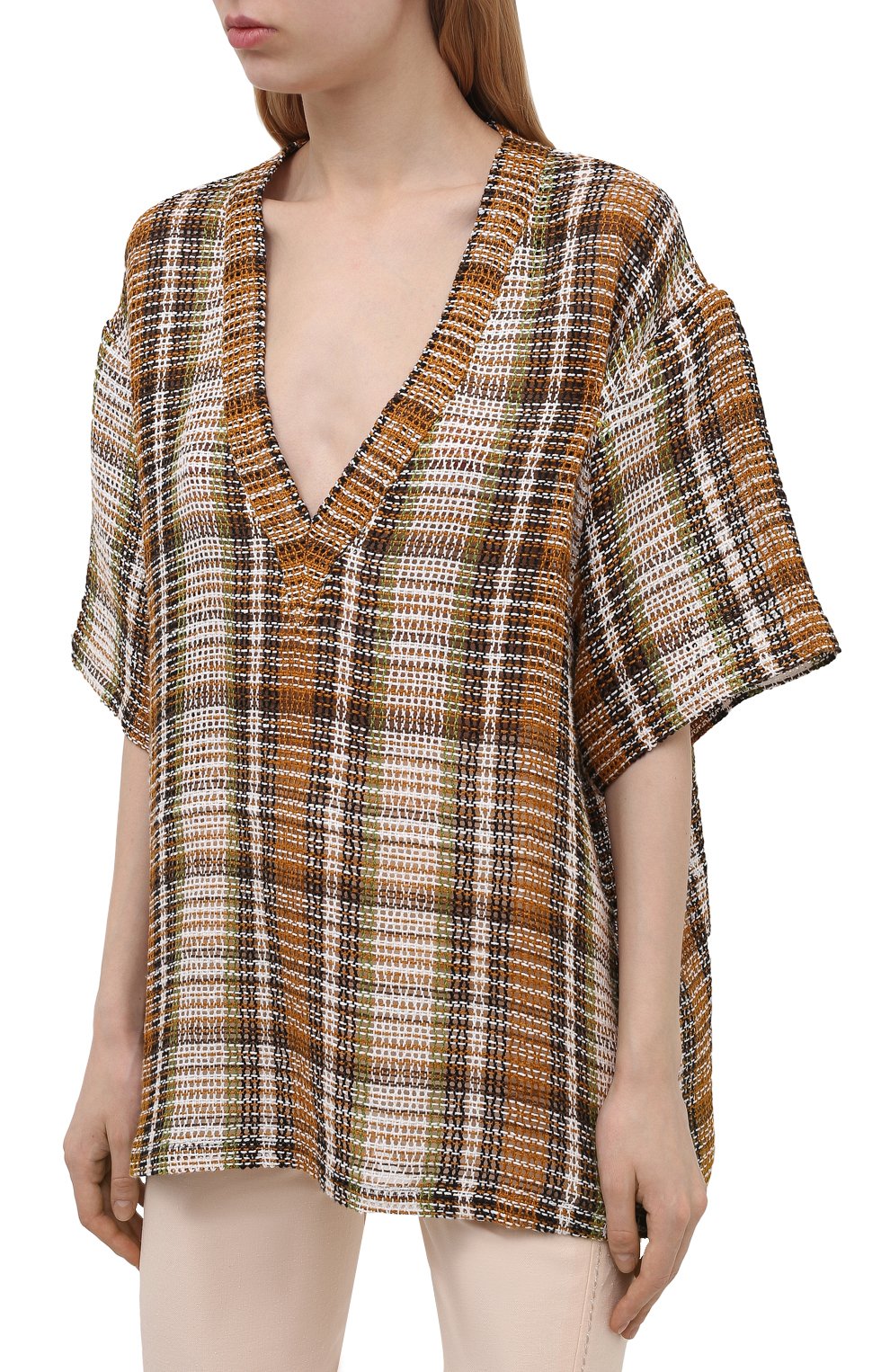 Льняной топ VICTORIA BECKHAM, арт. 1221WTP002732A, фото 3