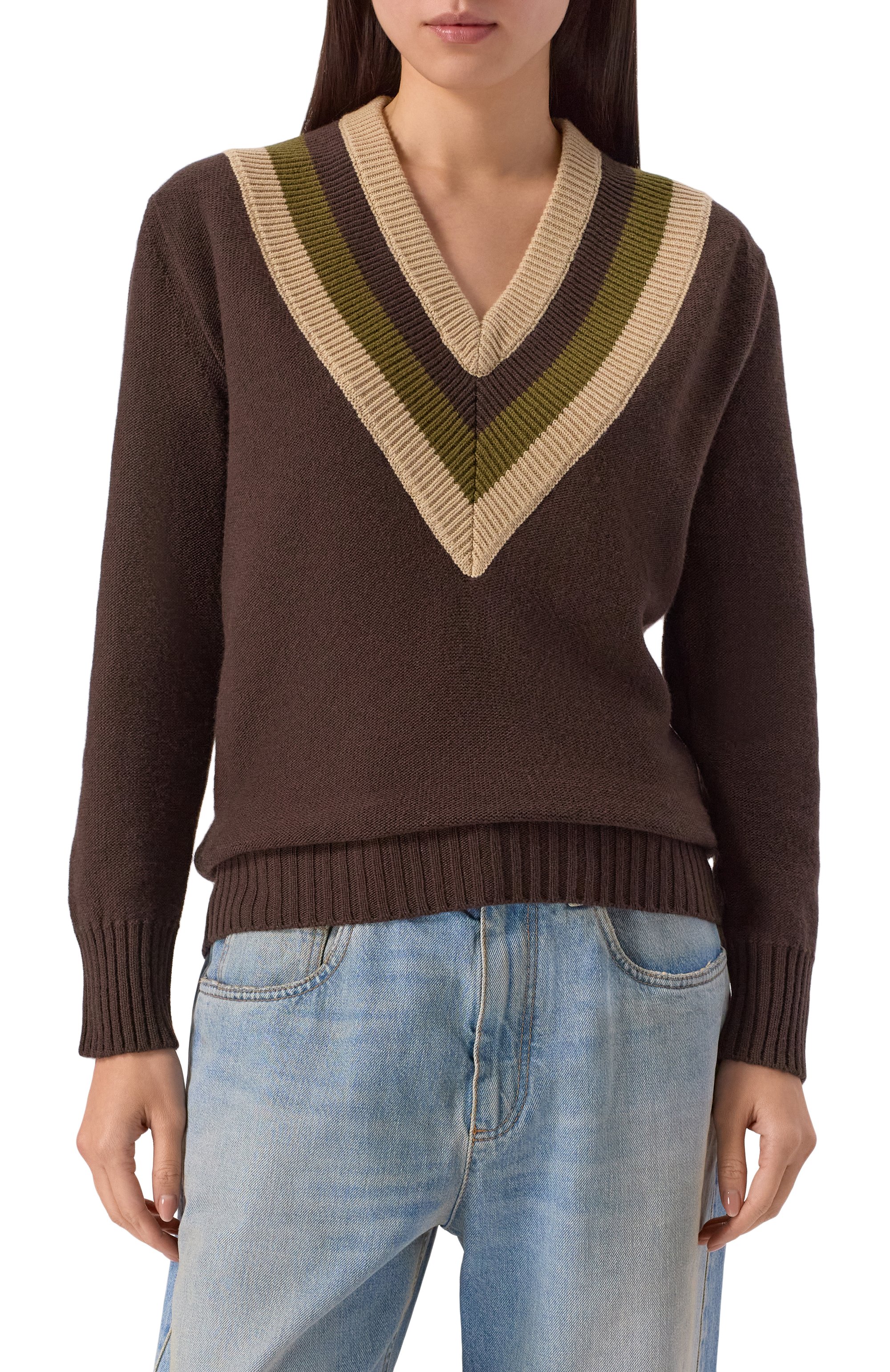 Шерстяной пуловер VALENTINO, арт. 7B0KC69L/9SW, фото 3