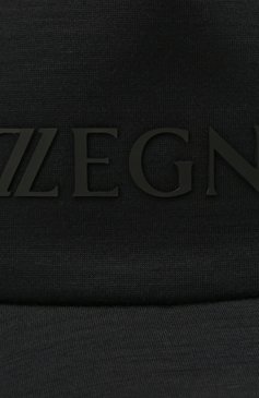 Мужская шерстяная бейсболка ZEGNA темно-синего цвета, арт. Z9I71/B9I | Фото 3 (Материал: Шерсть, Текстиль; Материал сплава: Проставлено; Нос: Не проставлено)