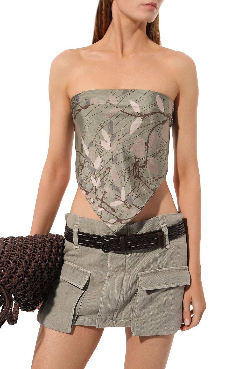 Шелковый платок BRUNELLO CUCINELLI, арт. MF0U0016, фото 2