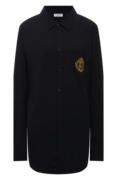 Женская рубашка из вискозы BALENCIAGA, арт. 671670/TL021
