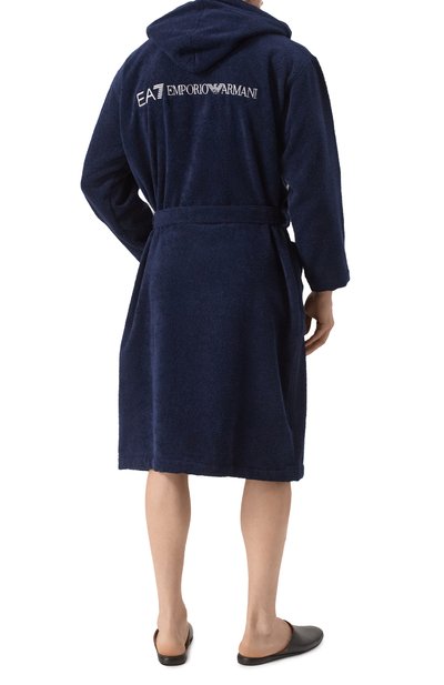 Хлопковый халат EA7, арт. 7M000441/AF14014, фото 4