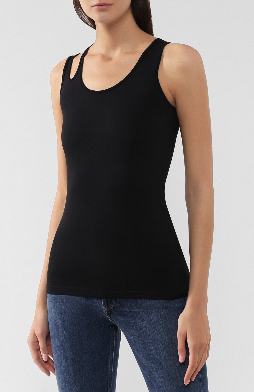 Топ HELMUT LANG черного цвета по цене 11150 руб., арт. J04HW523, фото 3 Топ HELMUT LANG, арт. J04HW523, фото 3