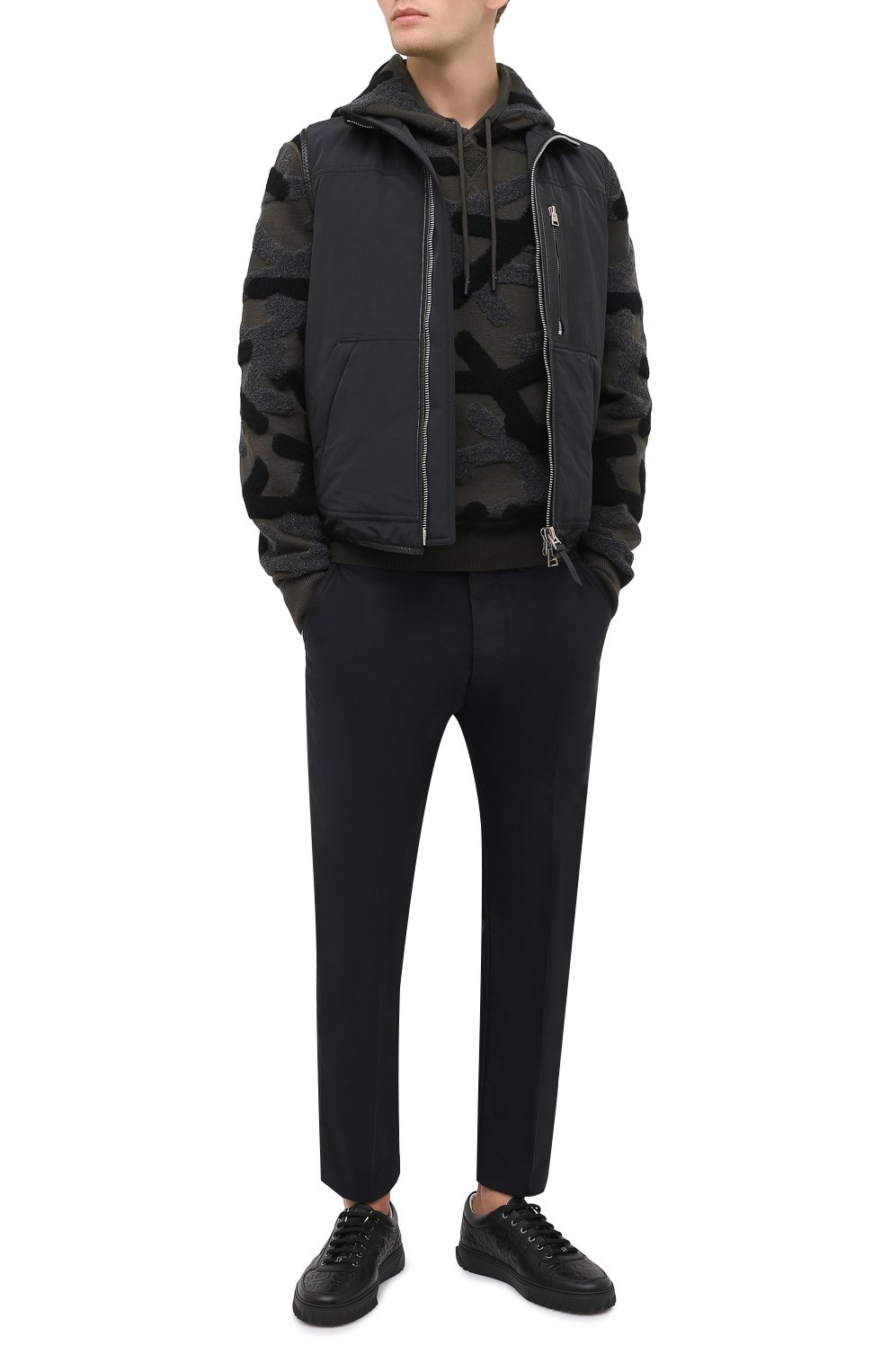 Кожаные кеды FERRAGAMO, арт. Z-07342853E, фото 2