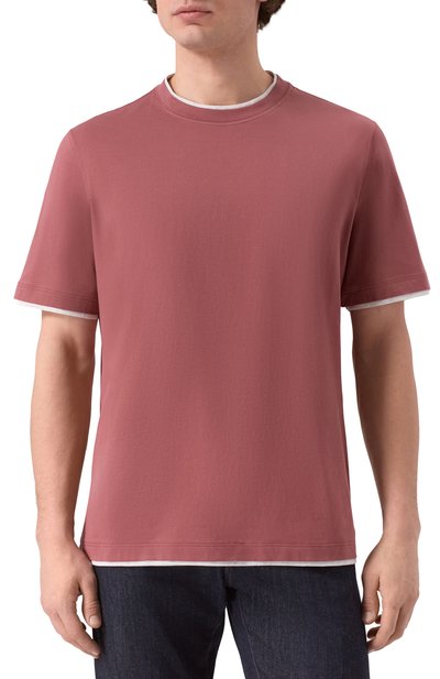 Хлопковая футболка BRUNELLO CUCINELLI, арт. M0B137427, фото 3