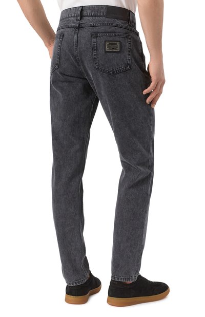 Джинсы regular DOLCE & GABBANA темно-серого цвета по цене 95050 руб., арт. GYJCCD/G8MZ8, фото 4 Джинсы regular DOLCE & GABBANA, арт. GYJCCD/G8MZ8, фото 4