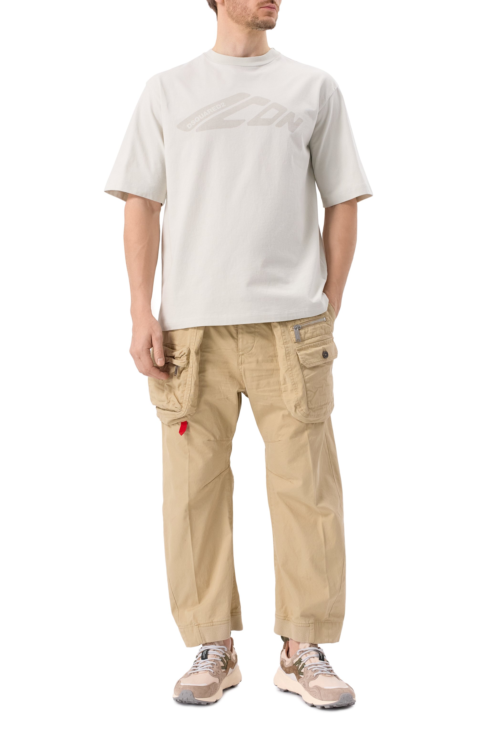 Хлопковая футболка DSQUARED2, арт. S79GC0107/S24583, фото 2