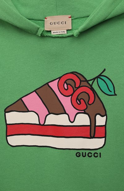 Хлопковое худи GUCCI, арт. 564471/XJD0P, фото 3