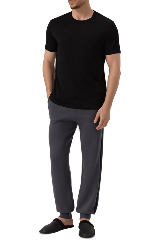 Хлопковая футболка Derek Rose 3175/BARN002 Чёрный  3175/BARN002 Фото 2