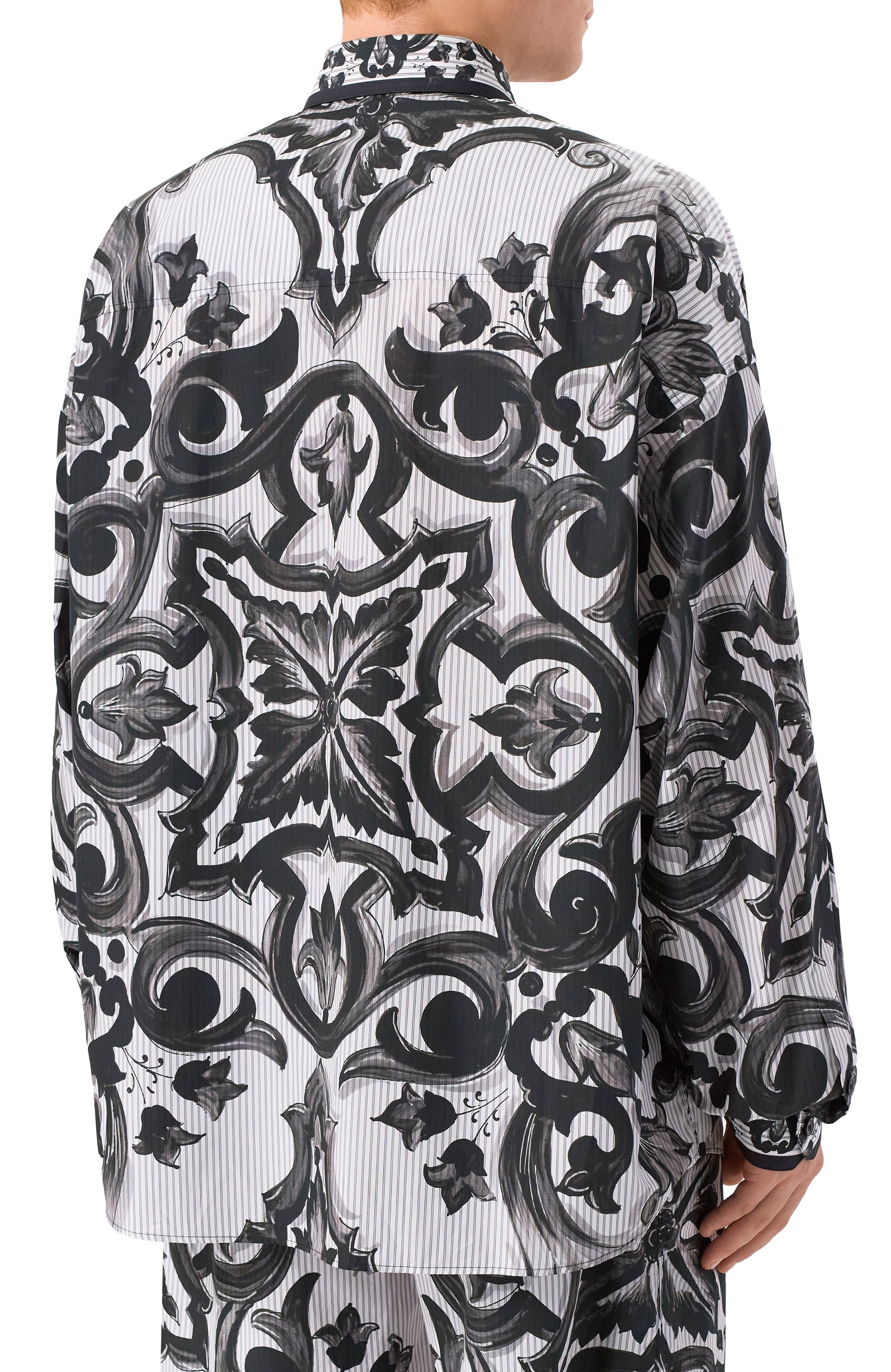 Хлопковая рубашка DOLCE & GABBANA, арт. G5NM6T/GJ618, фото 4