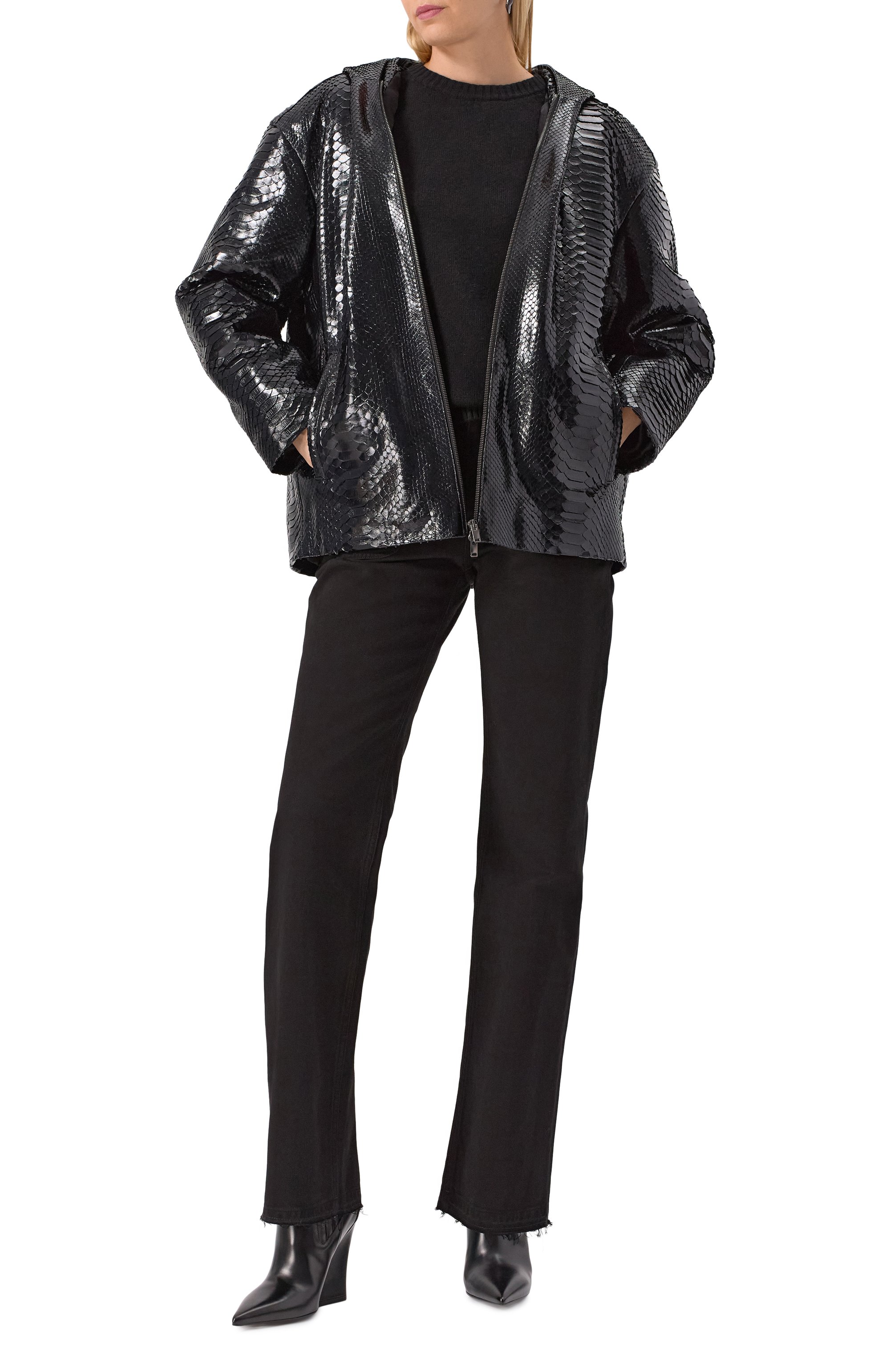 Куртка из кожи питона MVST, арт. EXBCK-Y420-1, фото 2