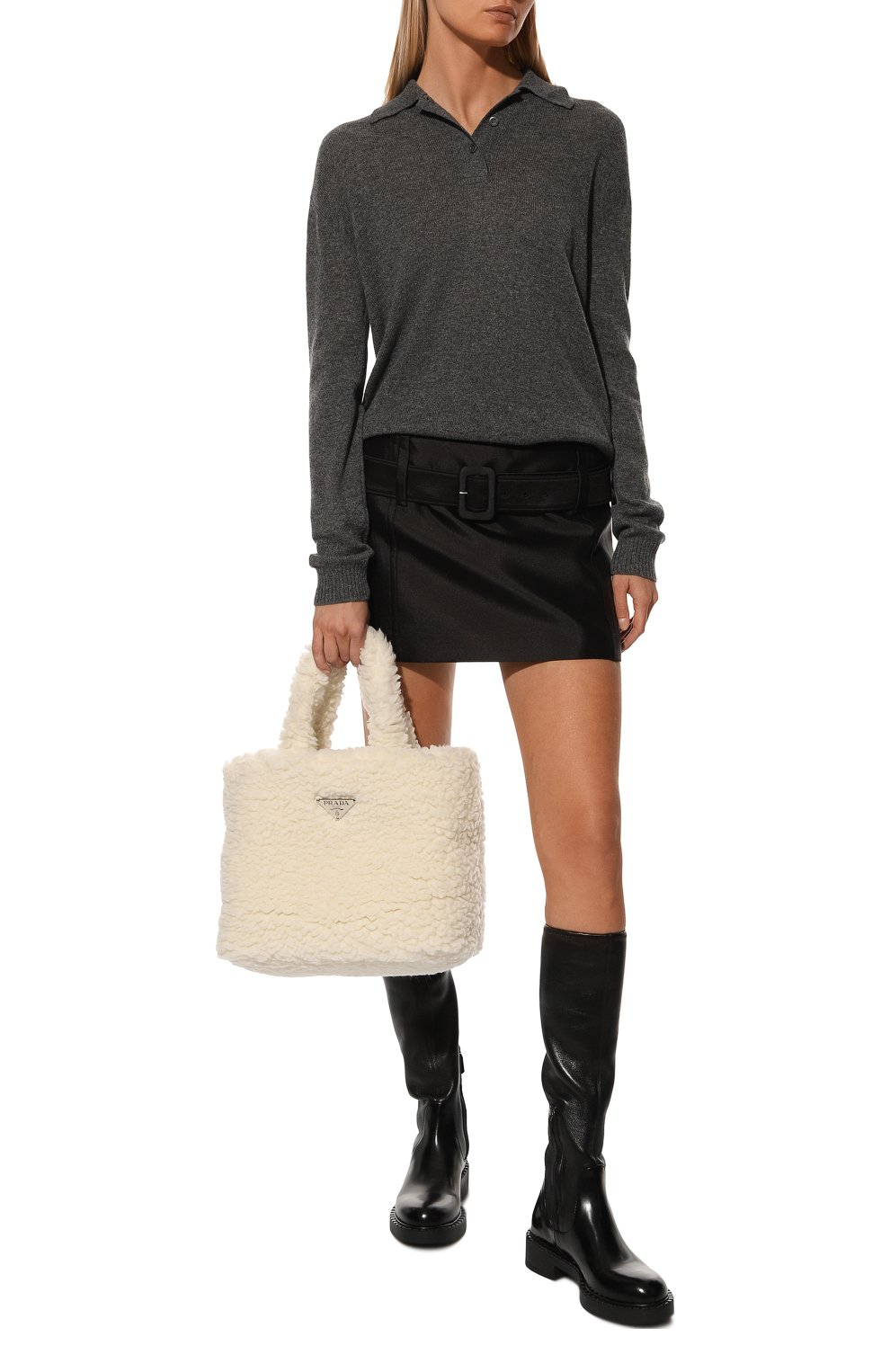 Сумка-шопер PRADA, арт. 1BG428-2FLI-F0018-NOO, фото 7