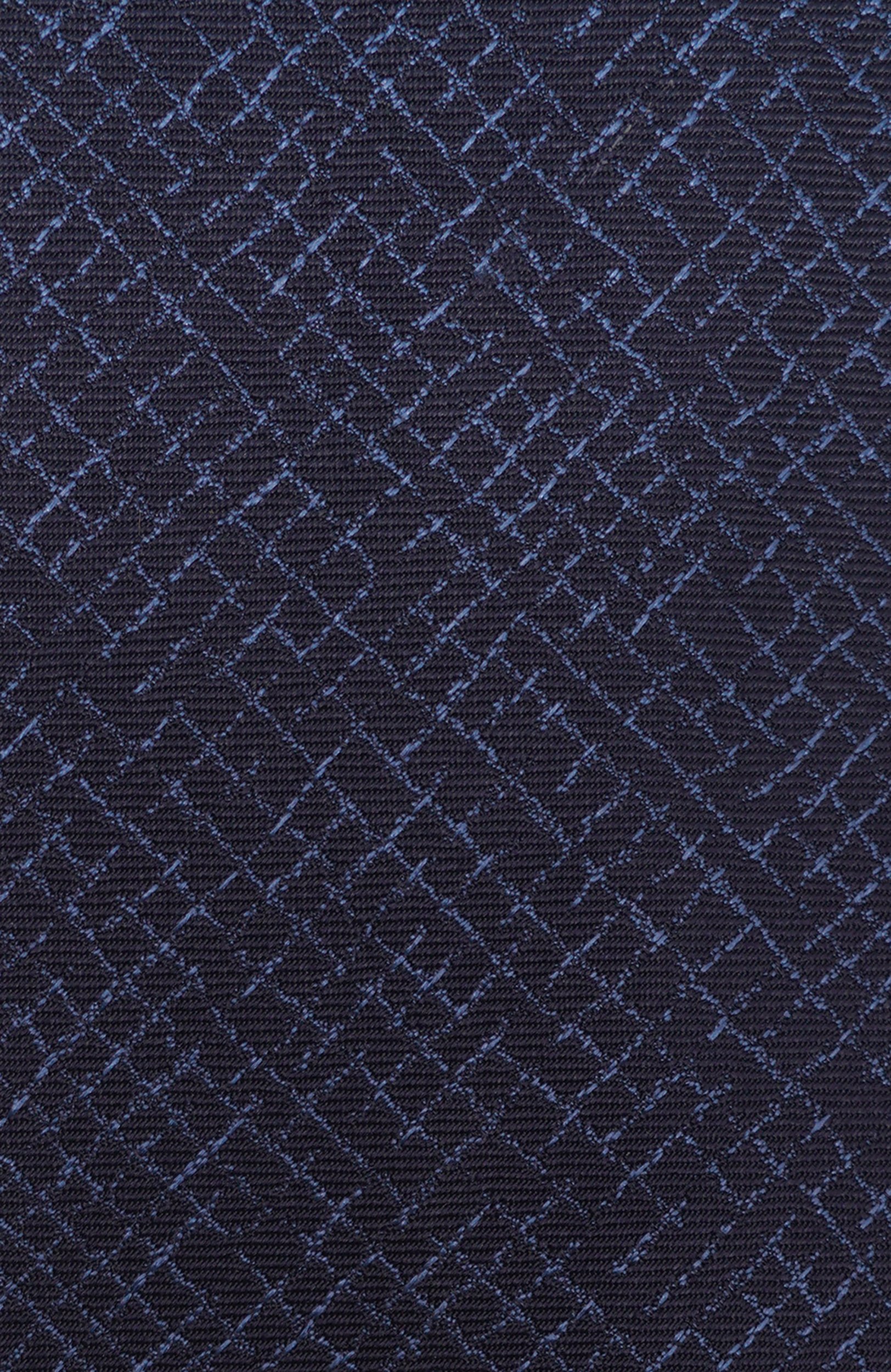 Шелковый галстук CANALI темно-синего цвета по цене 21450 руб., арт. 18/HJ04693, фото 4 Шелковый галстук CANALI, арт. 18/HJ04693, фото 4
