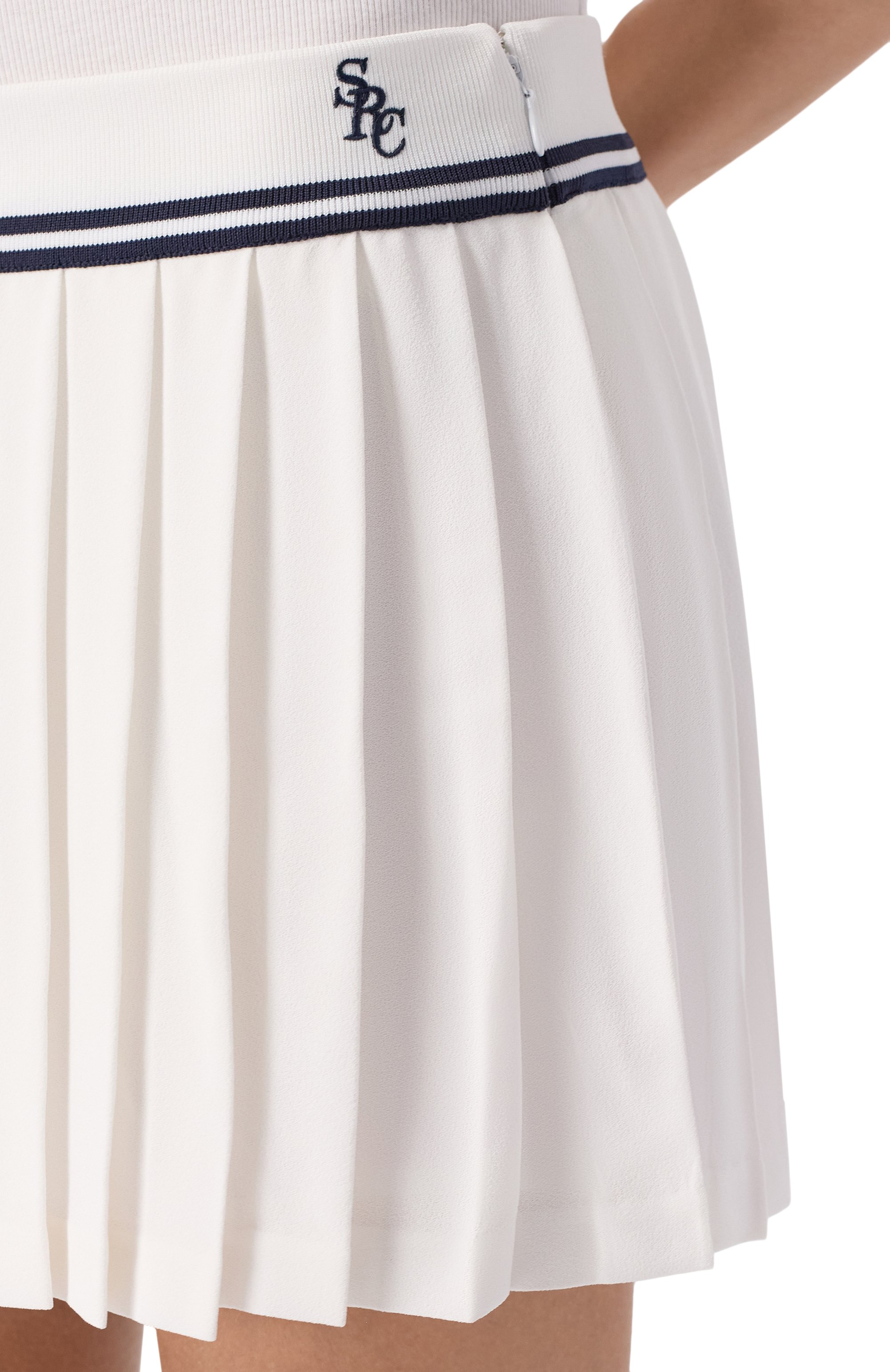 Юбка из вискозы SPORTY AND RICH, арт. SK012602302WH01, фото 5