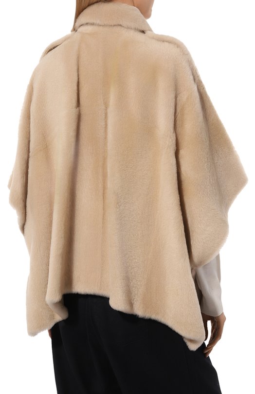 Дубленка из овчины Brunello Cucinelli MPMRA2567P Бежевый  MPMRA2567P Фото 4