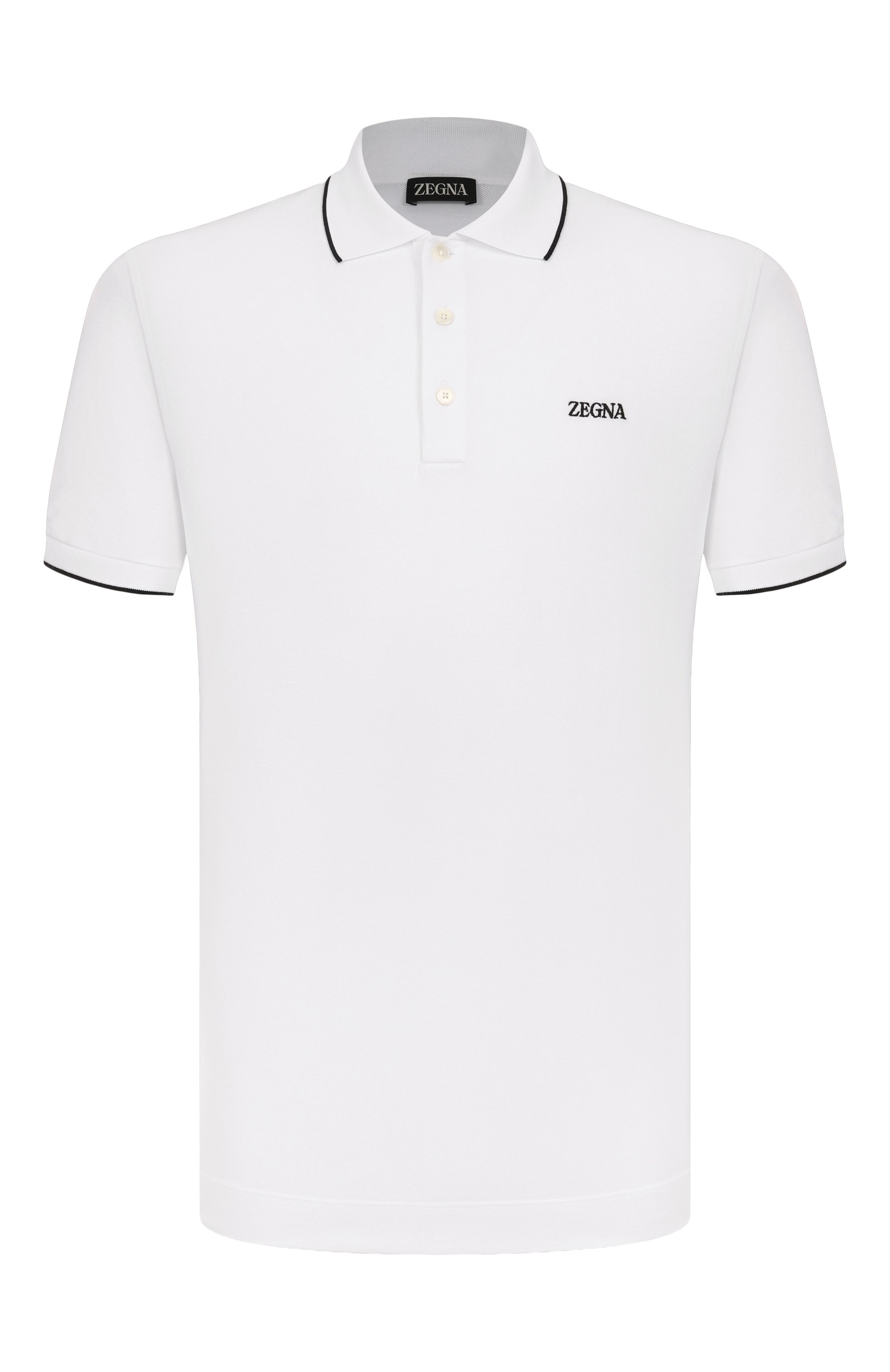 Хлопковое поло ZEGNA, арт. B746/RE7358A5, фото 1