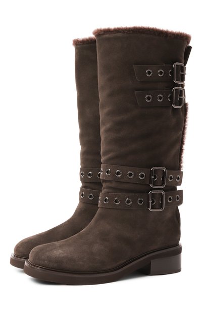 Женские замшевые сапоги harley LE SILLA, арт. 1868C040MGMMARE