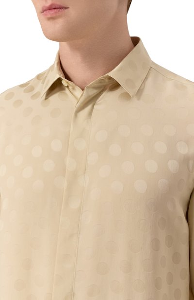 Шелковая рубашка SAINT LAURENT, арт. 646850/Y1I44, фото 5